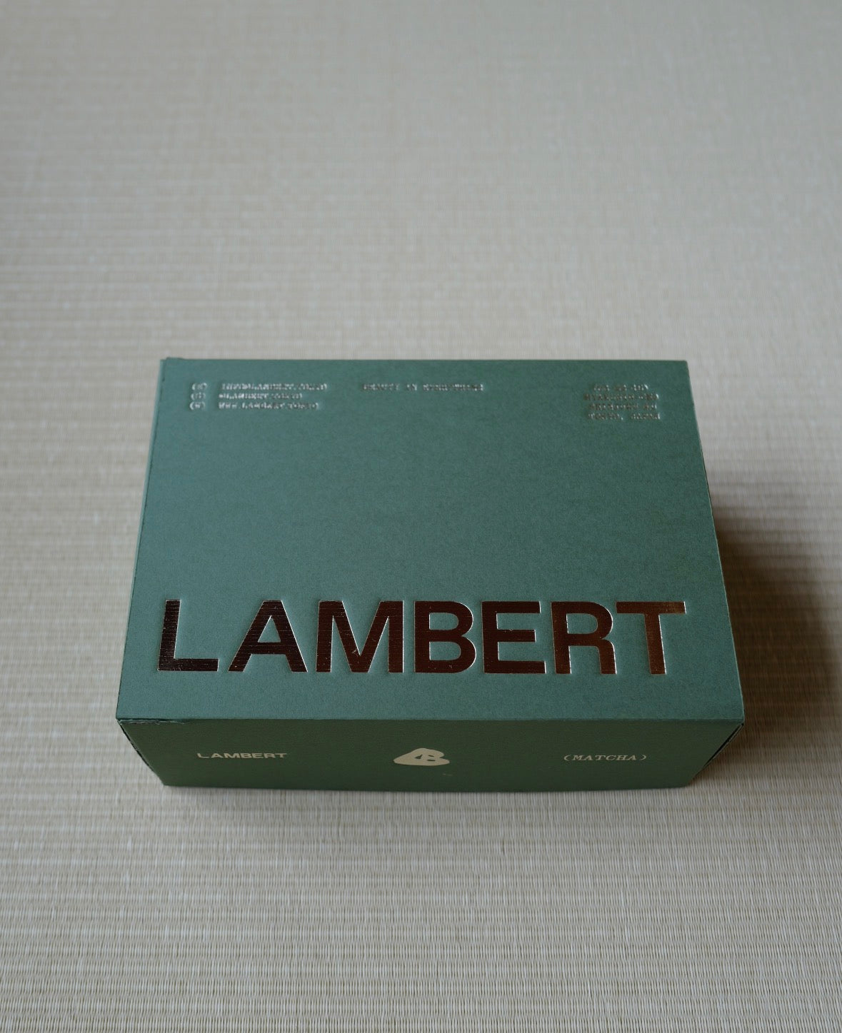 LAMBERT MATCHA BOX