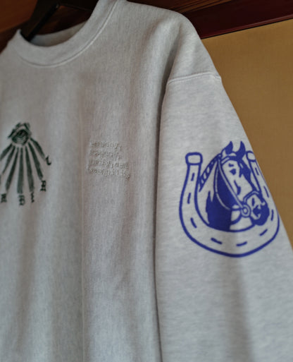 Embroidered LB Sweat（GRAY)