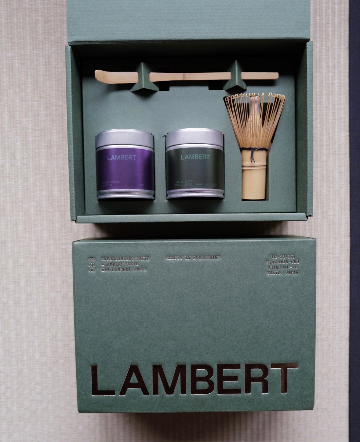 GIFT BOX （ with chasen & bamboo whisk）