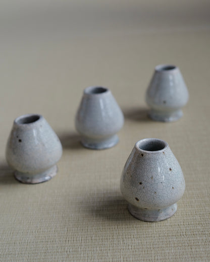 Tea Whisk Holder／粉引茶筅立て